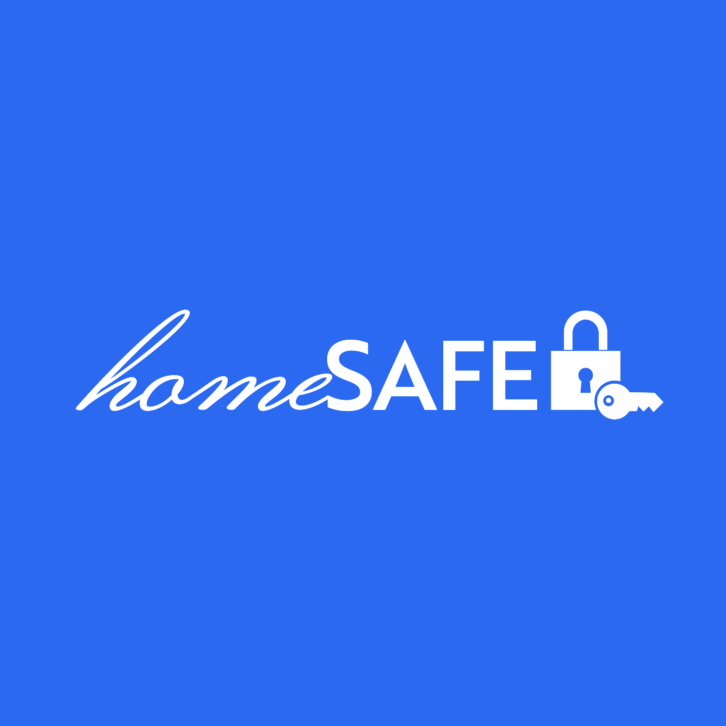 homeSAFE logo design by Graphic Designer Melissa Sherley